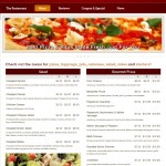 Pizza & Pita Menu